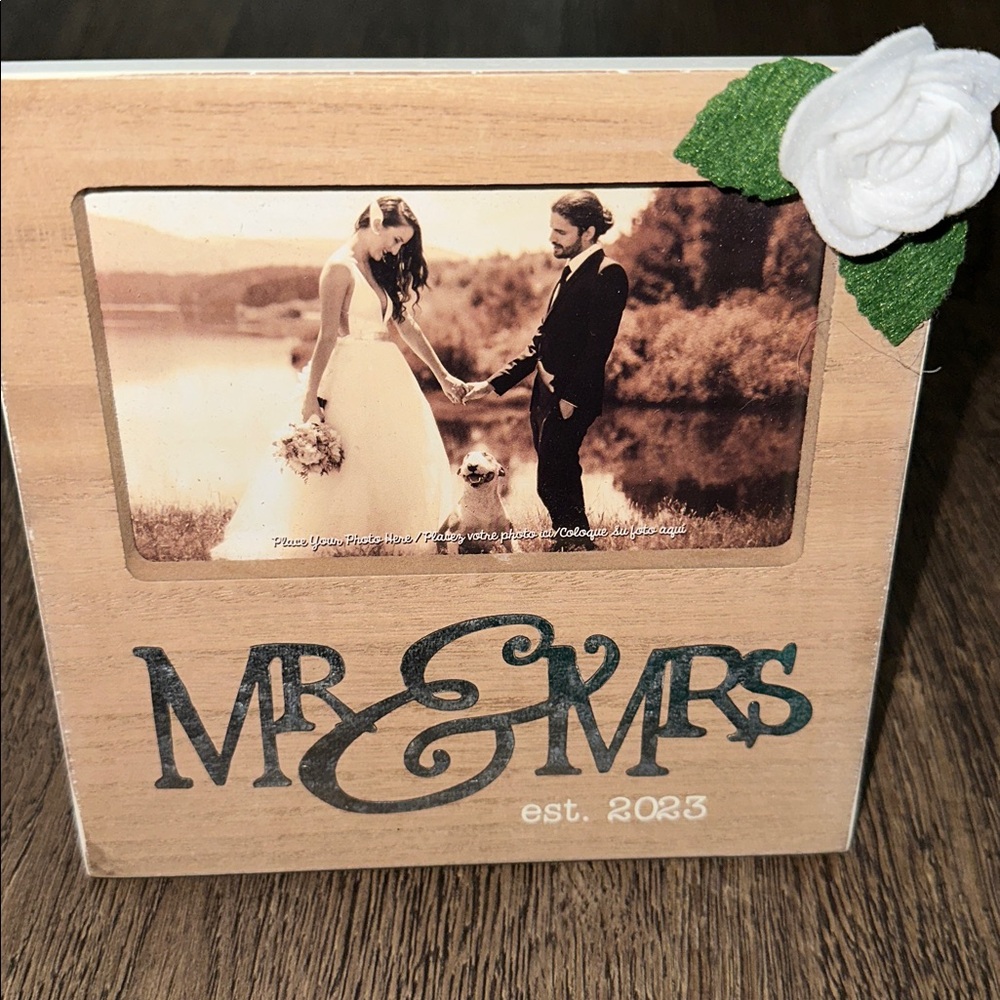🆕 WEDDING PACK Desmos ITALIAN FINE JEWELRY Mrs Silver necklace 2 Picture frames - Picture 5 of 10